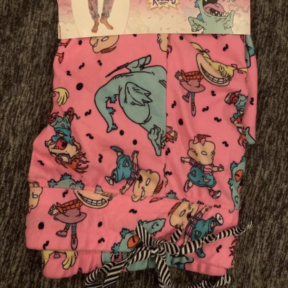 Rugrats jogger pajama pink XS Angelica Reptar